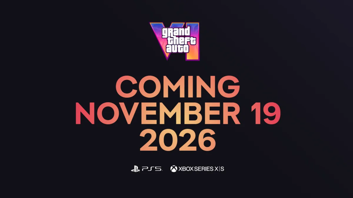 Grand Theft Auto VI release date card for November 19, 2026